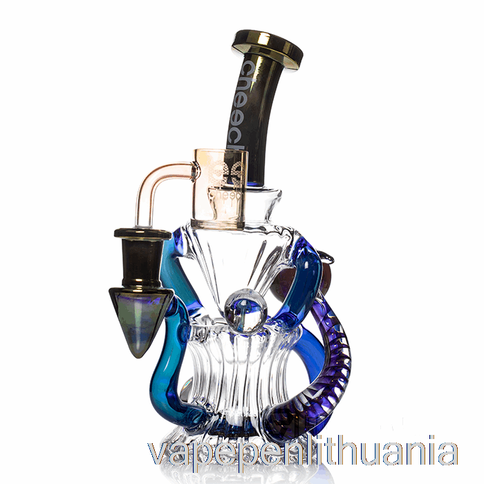 Cheech Stiklas Huncho Dab Rig Blue Vape Skystis